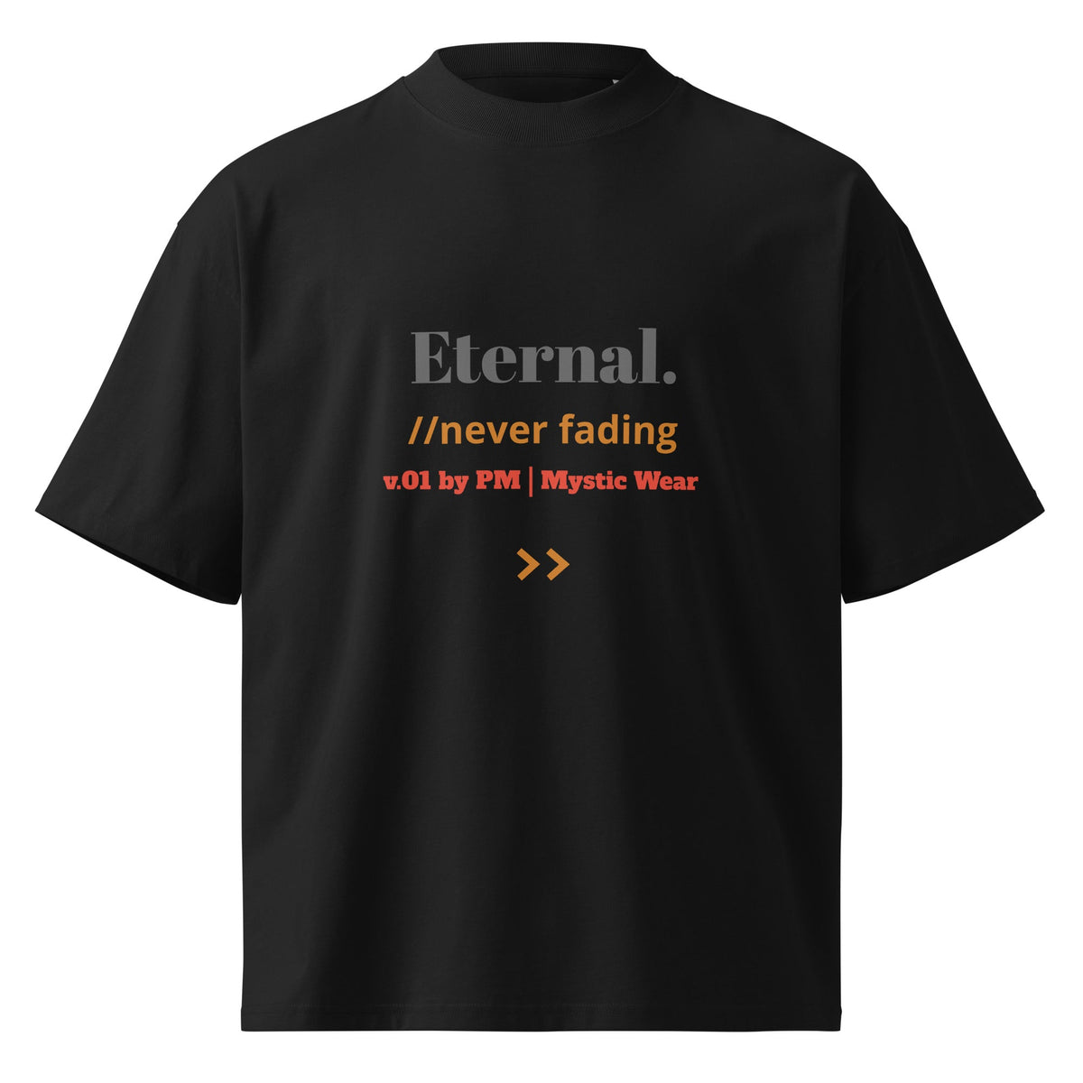 Eternal High Neck Tee – Oversized Drop Shoulder - Pick Me Mystic WearEternal High Neck Tee – Oversized Drop ShoulderT-ShirtPrintifyPick Me Mystic Wear5635649_21000Product mockupSBlack