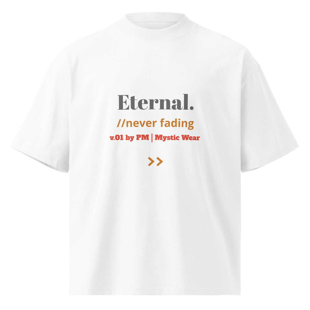 Eternal High Neck Tee – Oversized Drop Shoulder - Pick Me Mystic WearEternal High Neck Tee – Oversized Drop ShoulderT-ShirtPrintifyPick Me Mystic Wear5635649_21005Product mockupSWhite