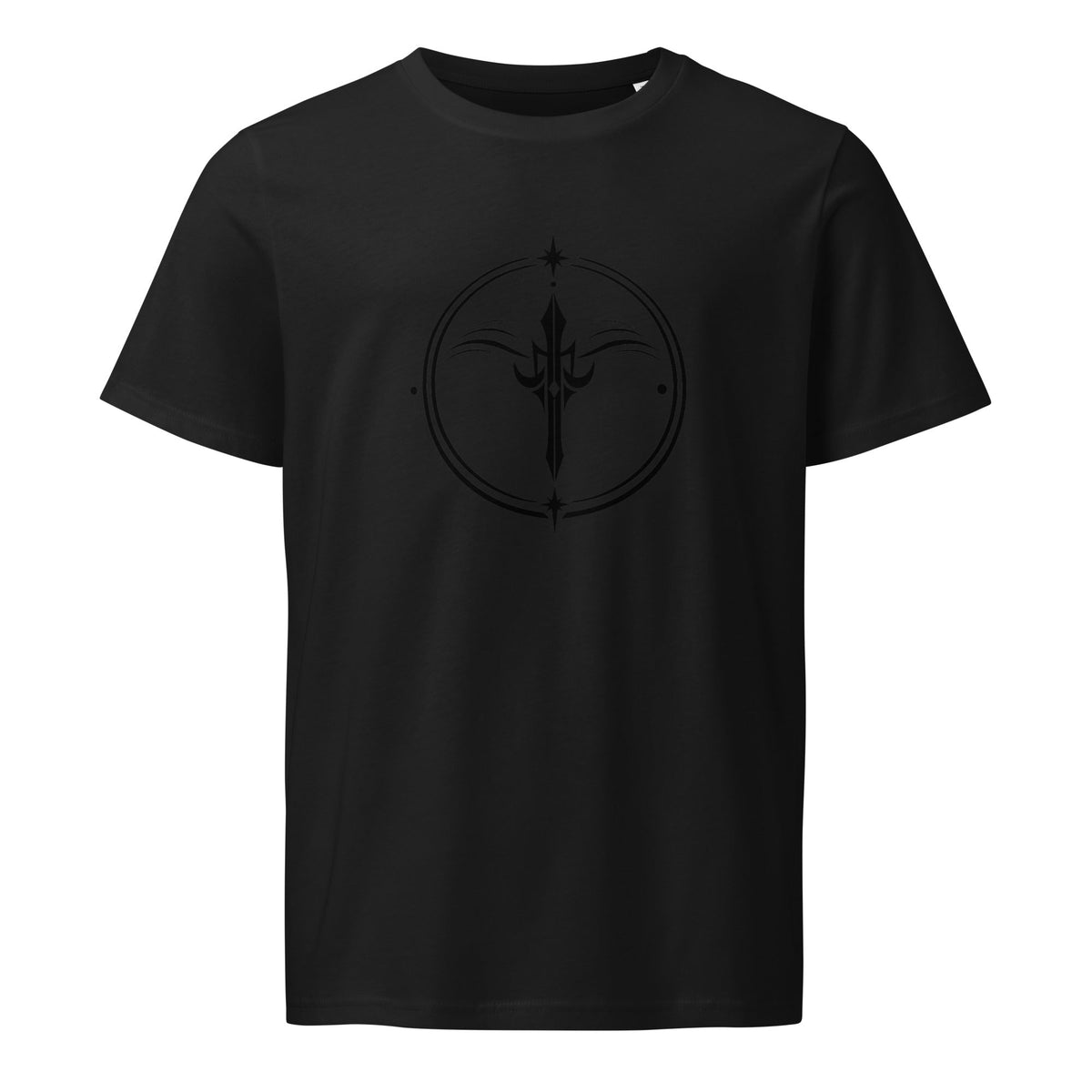 Featherweight Organic Tee | 'Light Touch, Heavy Impact' Regular Fit Print - Pick Me Mystic Wear Featherweight Organic Tee | 'Light Touch, Heavy Impact' Regular Fit PrintT-SHIRTPick Me Mystic WearPick Me Mystic Wear 9790875_21322Product mockupSBlack