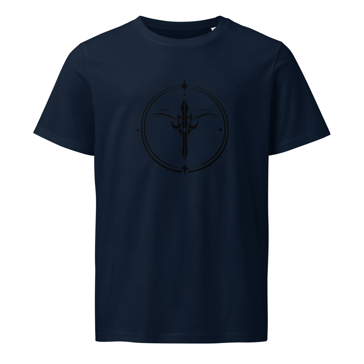Featherweight Organic Tee | 'Light Touch, Heavy Impact' Regular Fit Print - Pick Me Mystic Wear Featherweight Organic Tee | 'Light Touch, Heavy Impact' Regular Fit PrintT-SHIRTPick Me Mystic WearPick Me Mystic Wear 9790875_21332Product mockupSFrench Navy