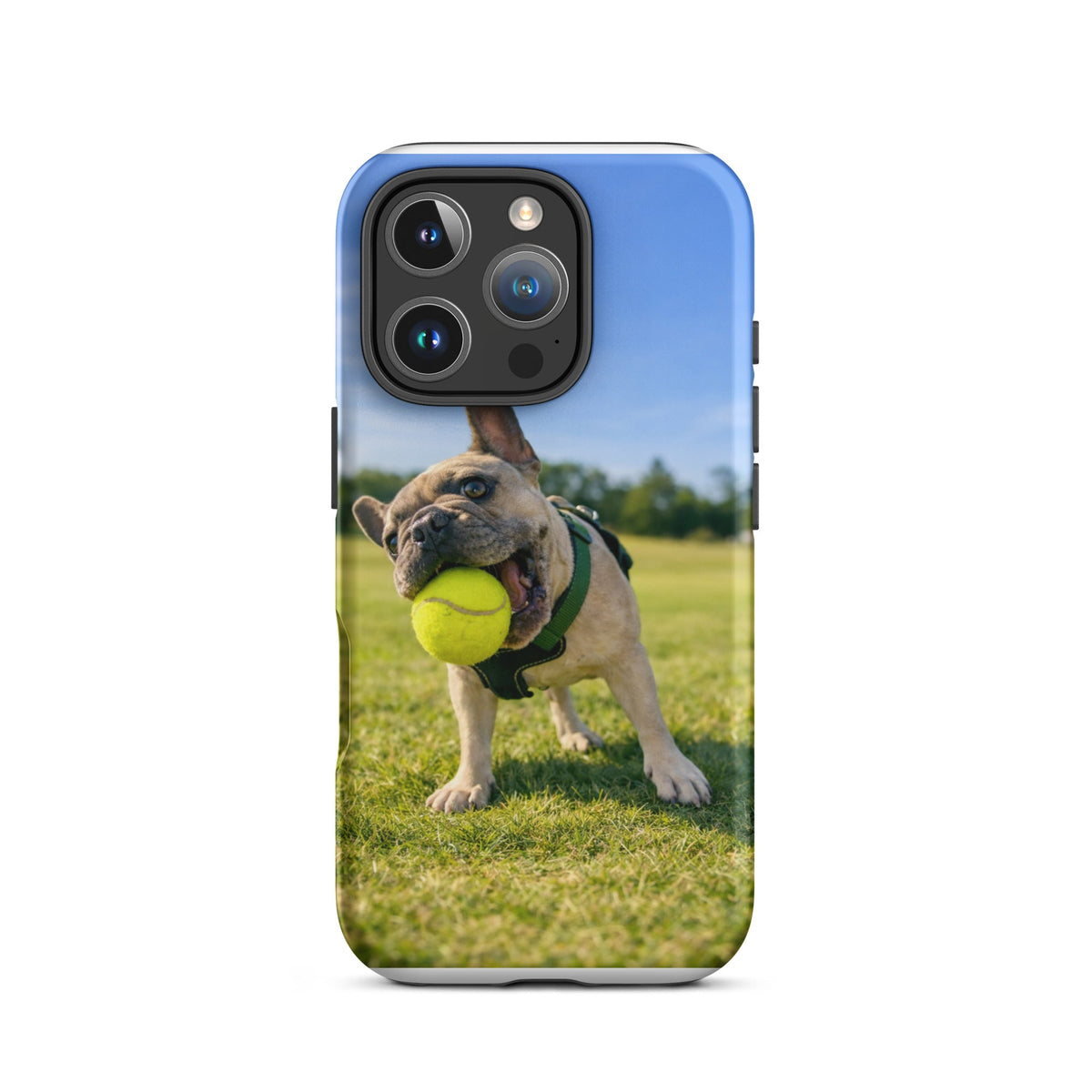 French Bulldog iPhone® Case | 'Petit Boss' Minimal Dark Design - Pick Me Mystic Wear French Bulldog iPhone® Case | 'Petit Boss' Minimal Dark DesignPHONE-CASEPick Me Mystic WearPick Me Mystic Wear 1747350_20308Product mockupiPhone 16 Pro