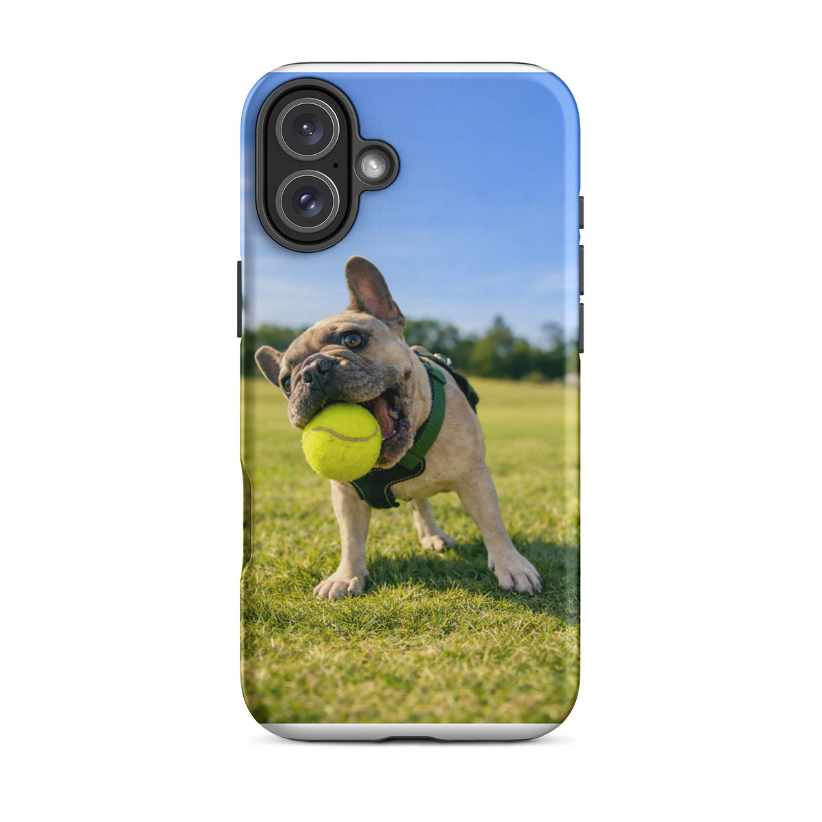 French Bulldog iPhone® Case | 'Petit Boss' Minimal Dark Design - Pick Me Mystic Wear French Bulldog iPhone® Case | 'Petit Boss' Minimal Dark DesignPHONE-CASEPick Me Mystic WearPick Me Mystic Wear 1747350_20307Product mockupiPhone 16 Plus
