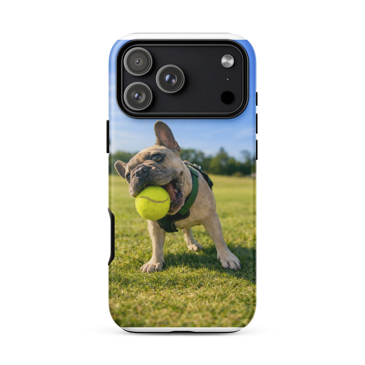 French Bulldog iPhone® Case | 'Petit Boss' Minimal Dark Design - Pick Me Mystic Wear French Bulldog iPhone® Case | 'Petit Boss' Minimal Dark DesignPHONE-CASEPick Me Mystic WearPick Me Mystic Wear 1747350_33992Product mockupiPhone 17 Pro Max