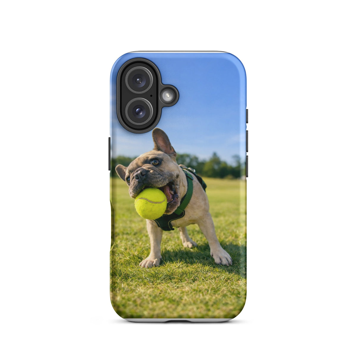 French Bulldog iPhone® Case | 'Petit Boss' Minimal Dark Design - Pick Me Mystic Wear French Bulldog iPhone® Case | 'Petit Boss' Minimal Dark DesignPHONE-CASEPick Me Mystic WearPick Me Mystic Wear 1747350_20306Product mockupiPhone 16