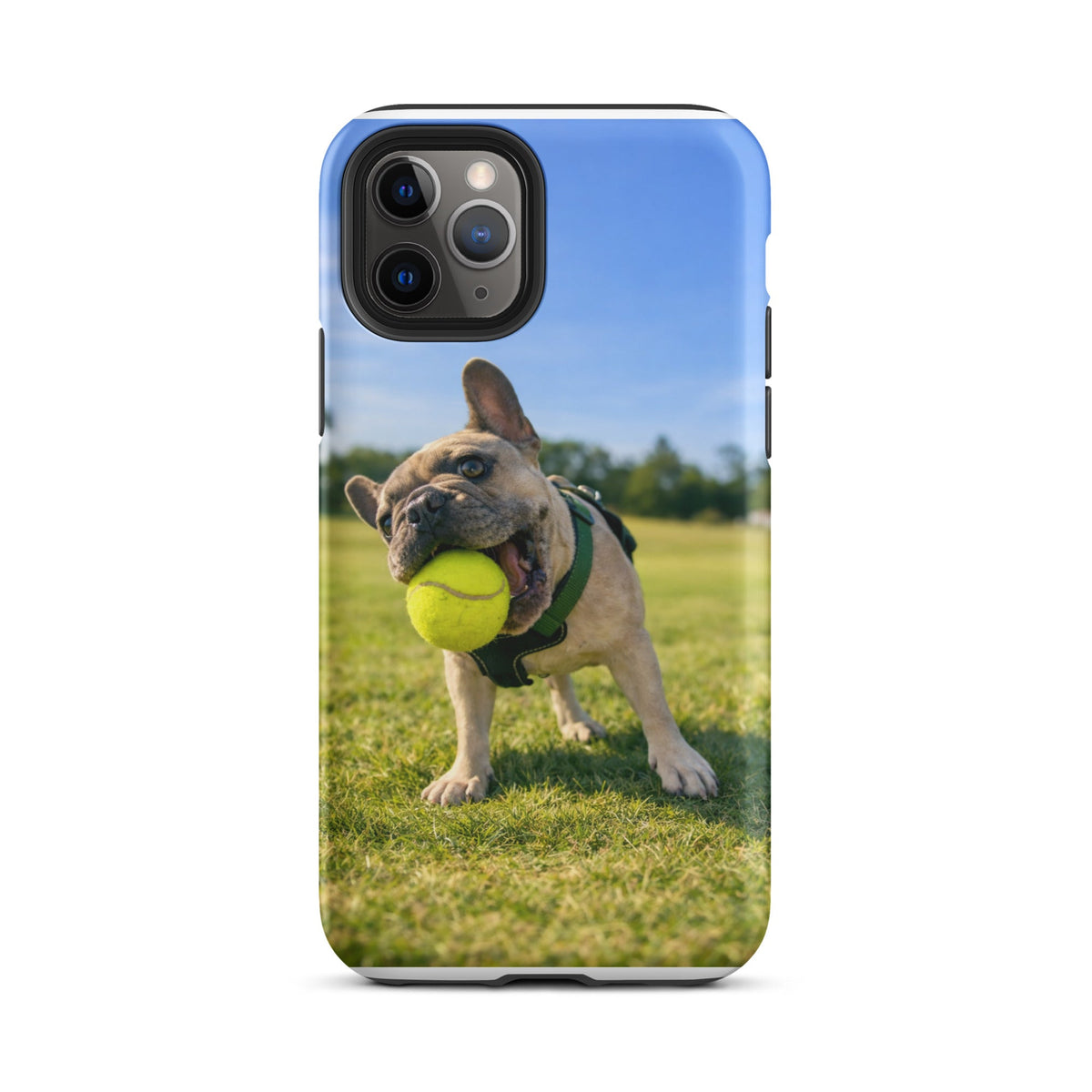 French Bulldog iPhone® Case | 'Petit Boss' Minimal Dark Design - Pick Me Mystic Wear French Bulldog iPhone® Case | 'Petit Boss' Minimal Dark DesignPHONE-CASEPick Me Mystic WearPick Me Mystic Wear 1747350_15393Product mockupiPhone 11 Pro