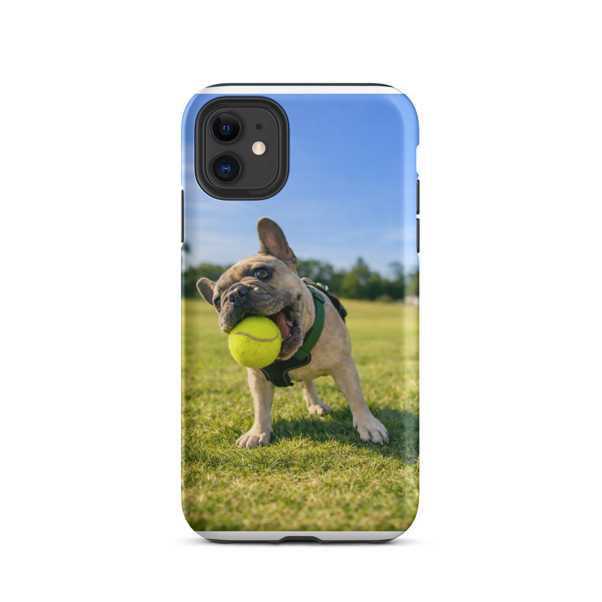 French Bulldog iPhone® Case | 'Petit Boss' Minimal Dark Design - Pick Me Mystic Wear French Bulldog iPhone® Case | 'Petit Boss' Minimal Dark DesignPHONE-CASEPick Me Mystic WearPick Me Mystic Wear 1747350_15392Product mockupiPhone 11