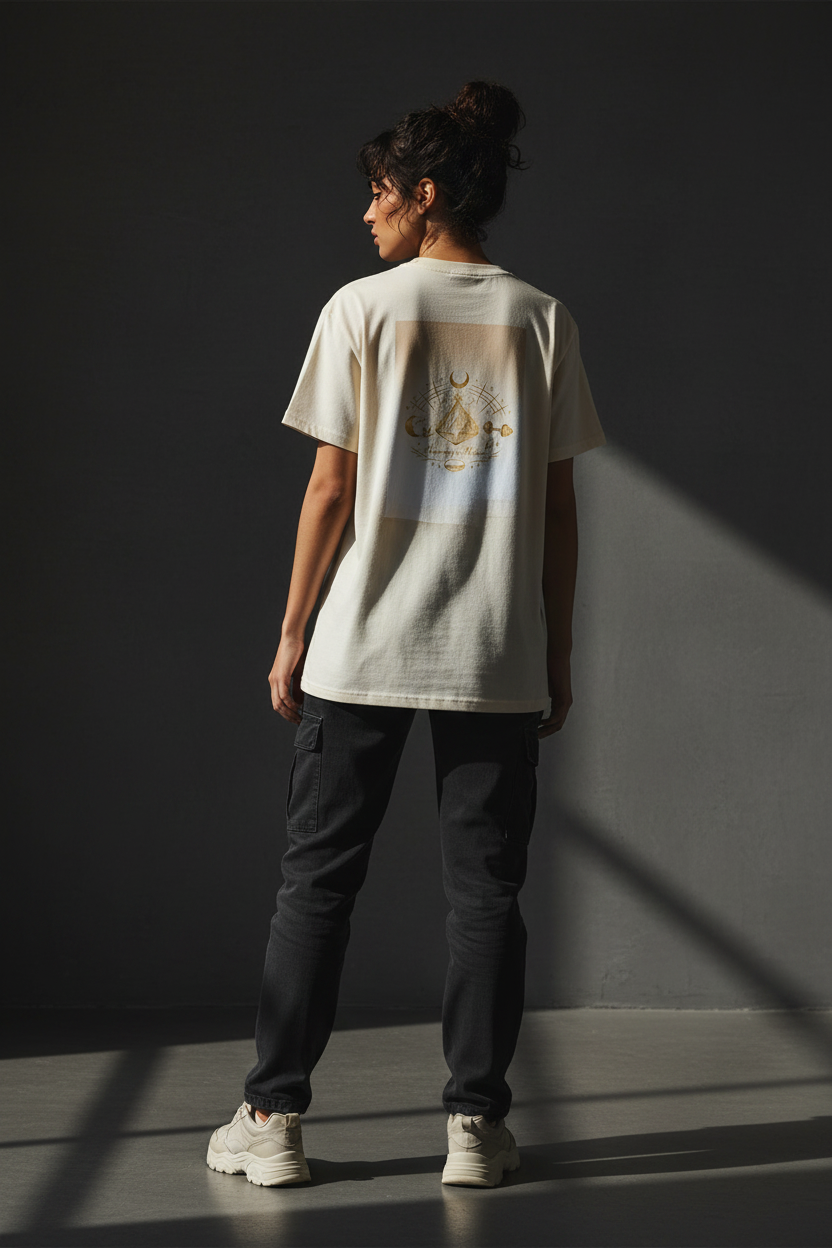 Harmony in Motion Vintage White Back