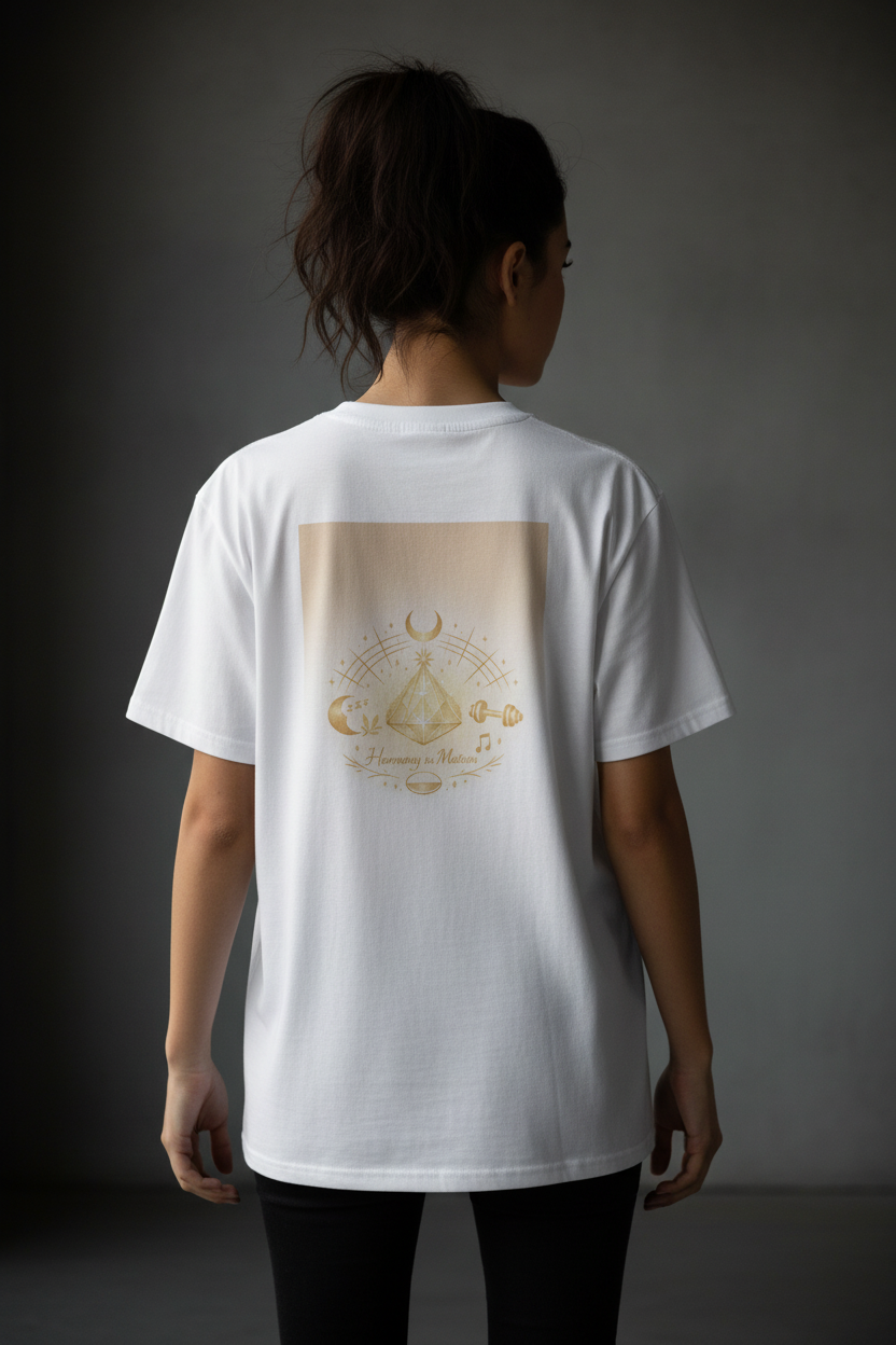 Harmony in Motion White Back