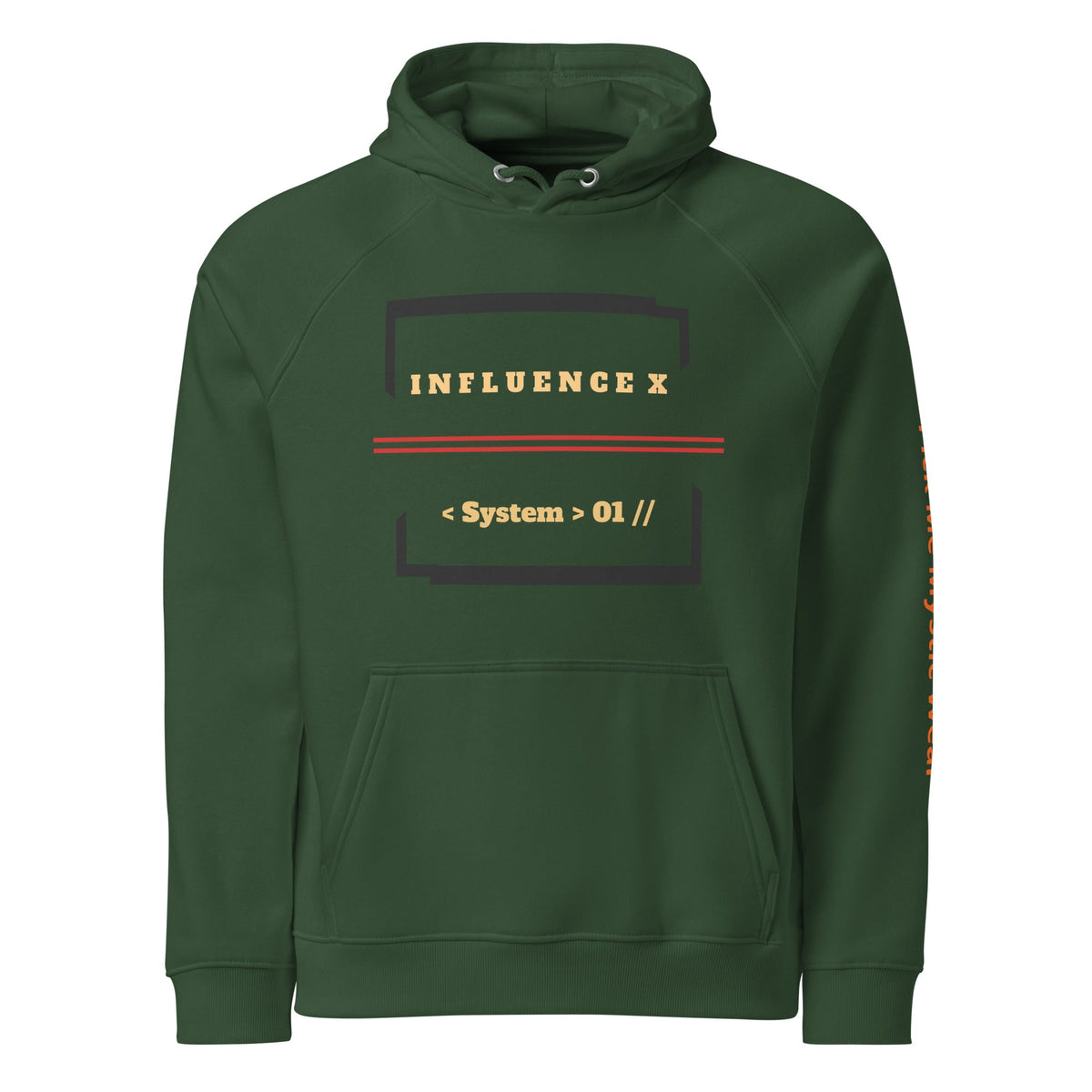 INFLUENCE X – System 01 Hoodie - Pick Me Mystic WearINFLUENCE X – System 01 HoodiePick Me Mystic Wear Pick Me Mystic Wear4602987_13737Product mockupXSBottle green