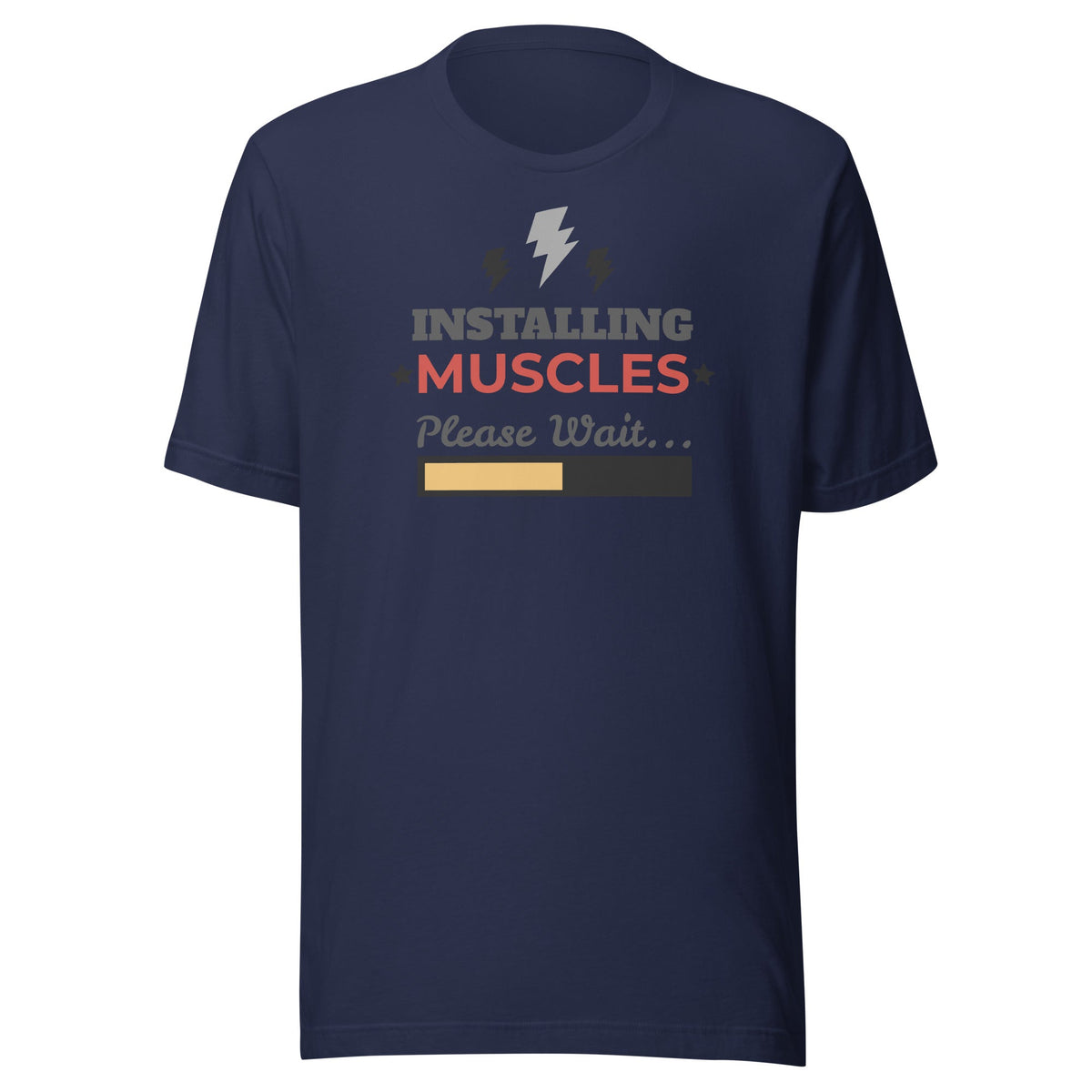 Installing Muscles Graphic Tee | Gym Humour Unisex T-Shirt - Pick Me Mystic WearInstalling Muscles Graphic Tee | Gym Humour Unisex T-ShirtT-ShirtPick Me Mystic WearPick Me Mystic Wear9166542_19392Product mockupXSNavy