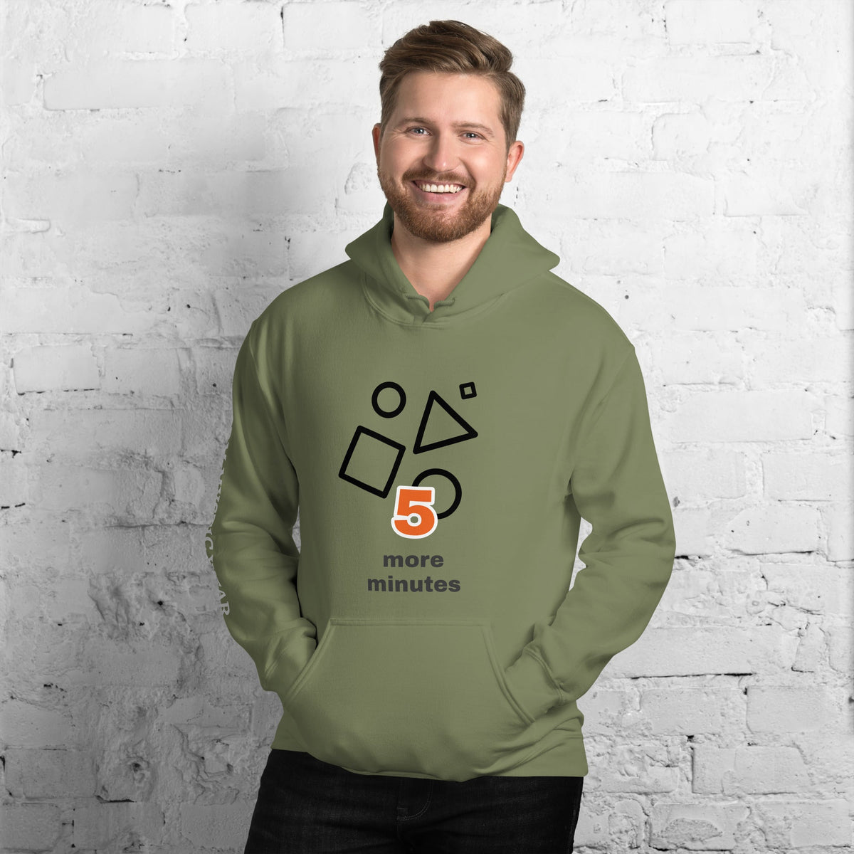 Just Five More Minutes | Pick Me Mystic Wear - Pick Me Mystic WearJust Five More Minutes | Pick Me Mystic WearHoodiePick Me Mystic Wear Pick Me Mystic Wear6446961_12989Product mockupSMilitary Green