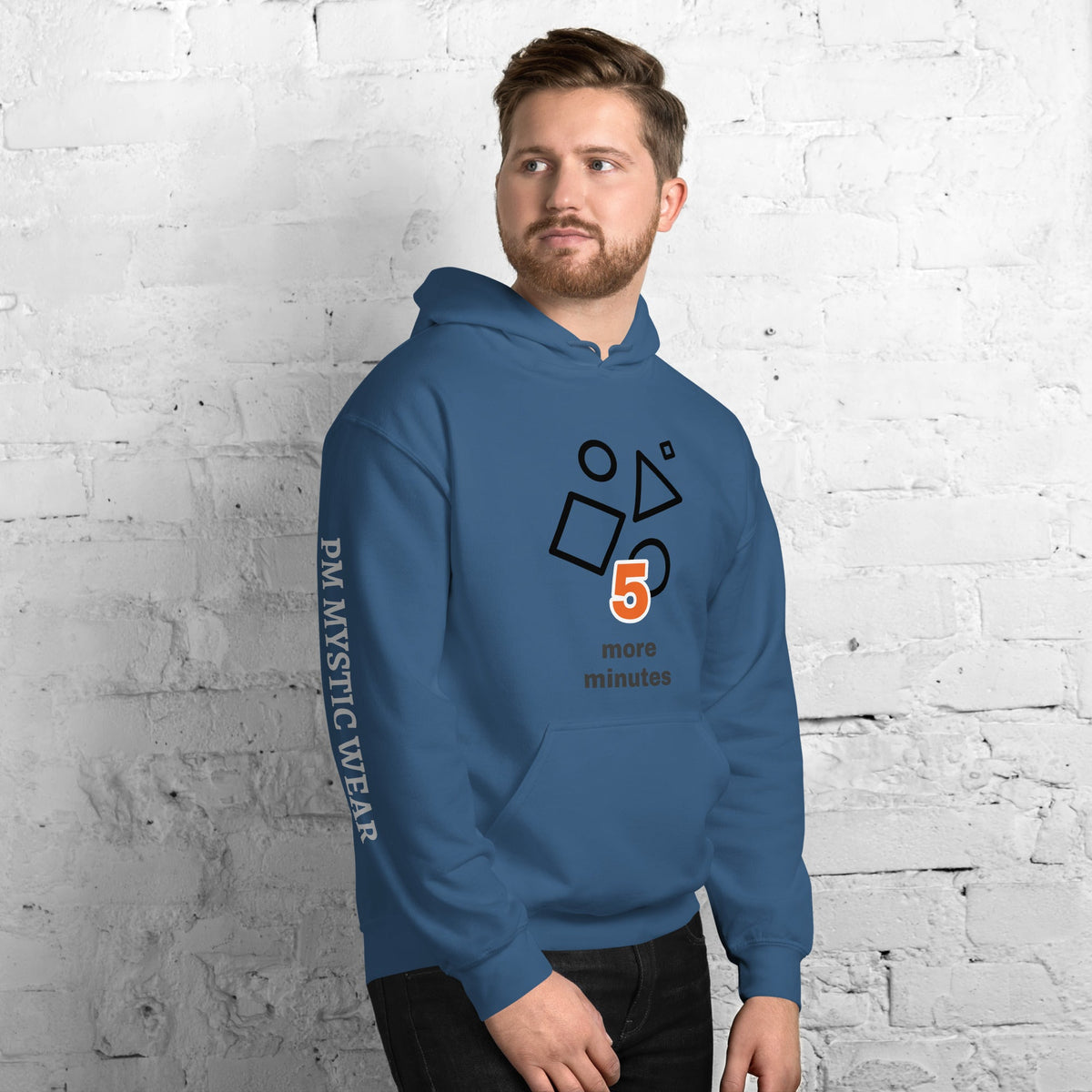 Just Five More Minutes | Pick Me Mystic Wear - Pick Me Mystic WearJust Five More Minutes | Pick Me Mystic WearHoodiePick Me Mystic Wear Pick Me Mystic Wear6446961_5562Product mockupSIndigo Blue