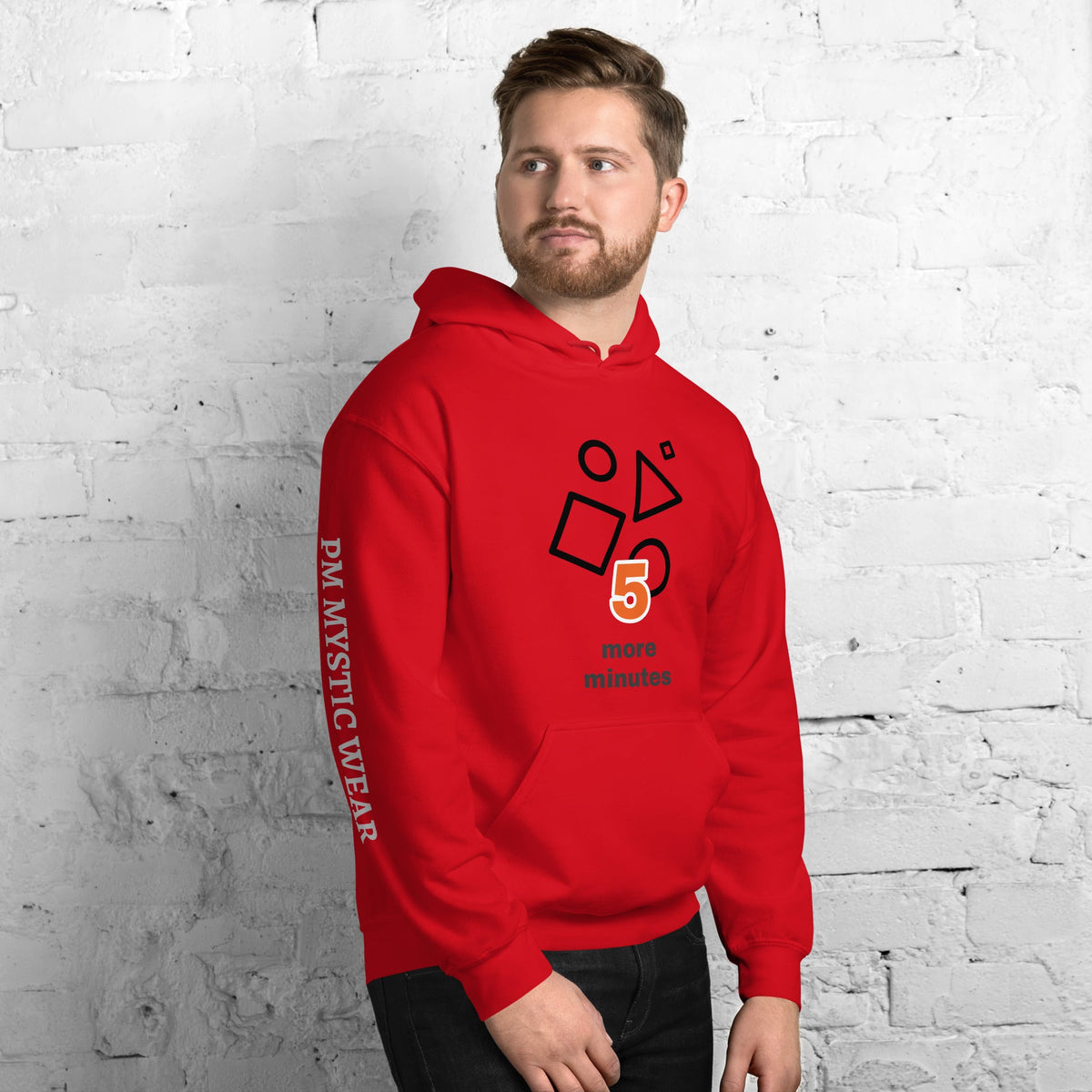 Just Five More Minutes | Pick Me Mystic Wear - Pick Me Mystic WearJust Five More Minutes | Pick Me Mystic WearHoodiePick Me Mystic Wear Pick Me Mystic Wear6446961_5538Product mockupSRed