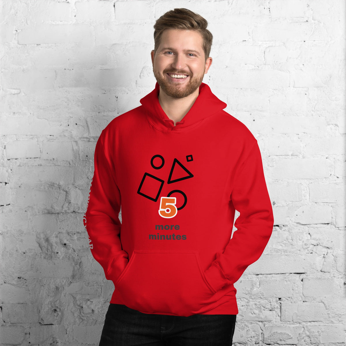 Just Five More Minutes | Pick Me Mystic Wear - Pick Me Mystic WearJust Five More Minutes | Pick Me Mystic WearHoodiePick Me Mystic Wear Pick Me Mystic Wear6446961_5538Product mockupSRed