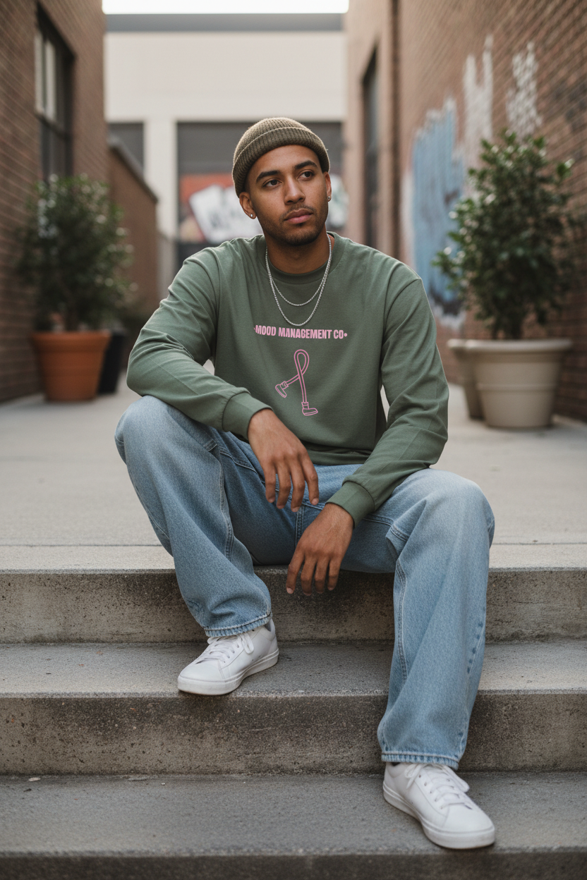 Mood Management Co. Green – On Model