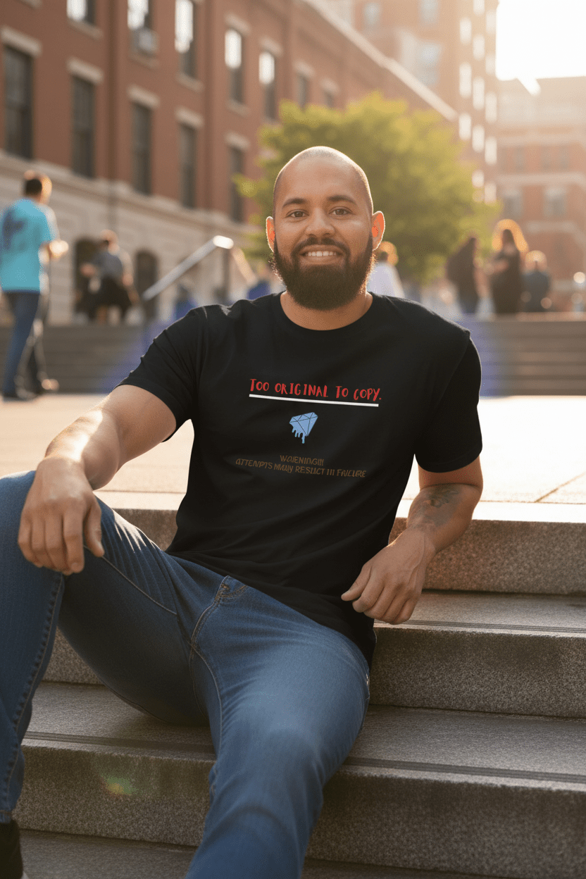 Pick Me Mystic Tee - City Steps Mockup - Pick Me Mystic Wear