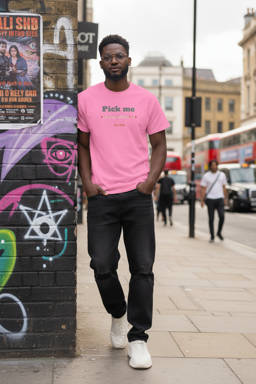Pink Street Scene
