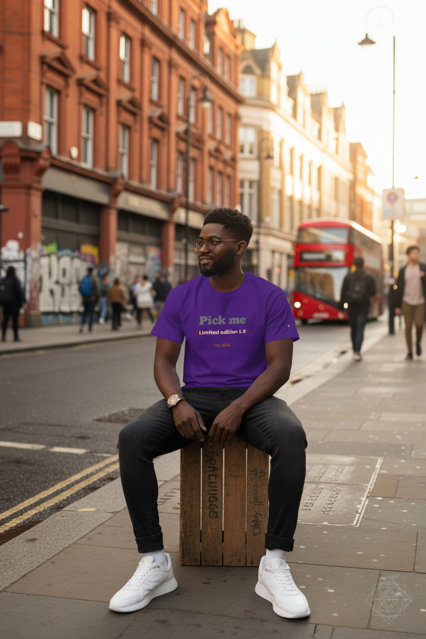Purple Street Scene