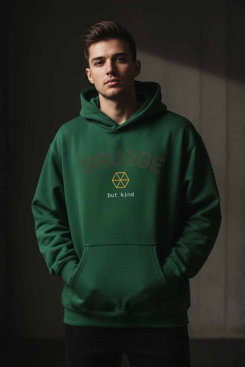 Savage But Kind Forest Green
