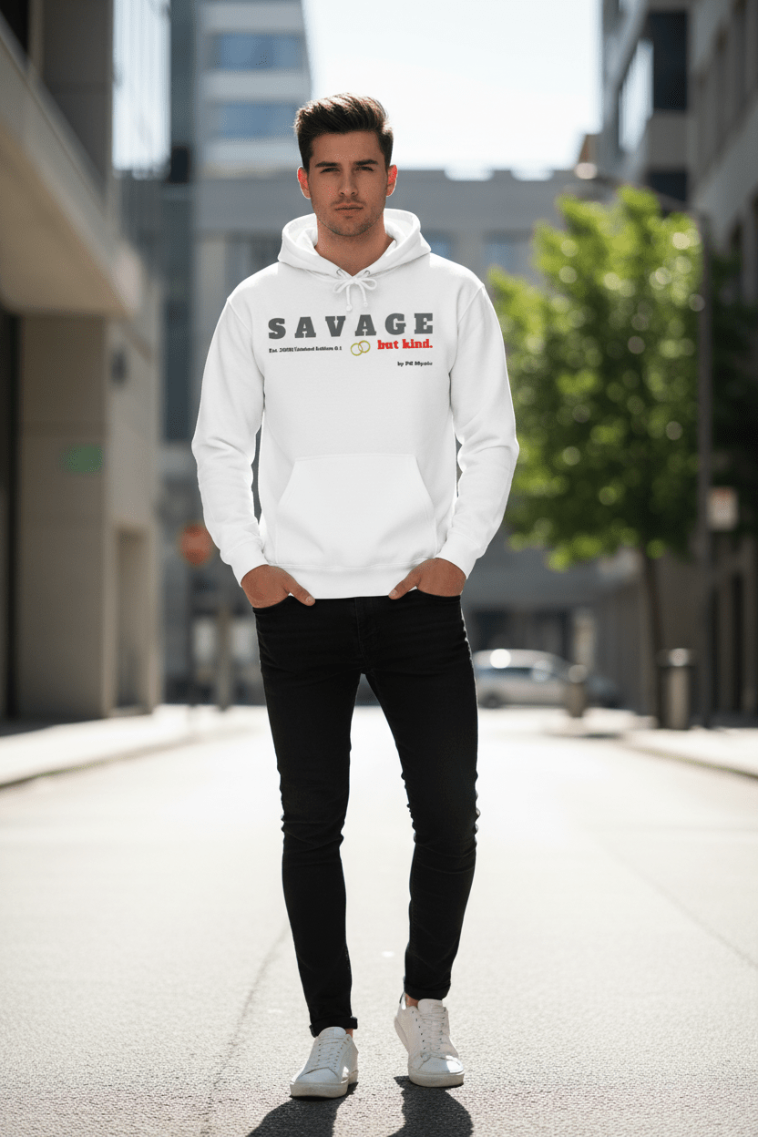 Savage But Kind Hoodie – Limited Edition 0.1 by PM Mystic - Pick Me Mystic WearSavage But Kind Hoodie – Limited Edition 0.1 by PM MysticHoodiePrintifyPick Me Mystic Wear16027539501293649314Savage But Kind White HoodieAlpine GreenS