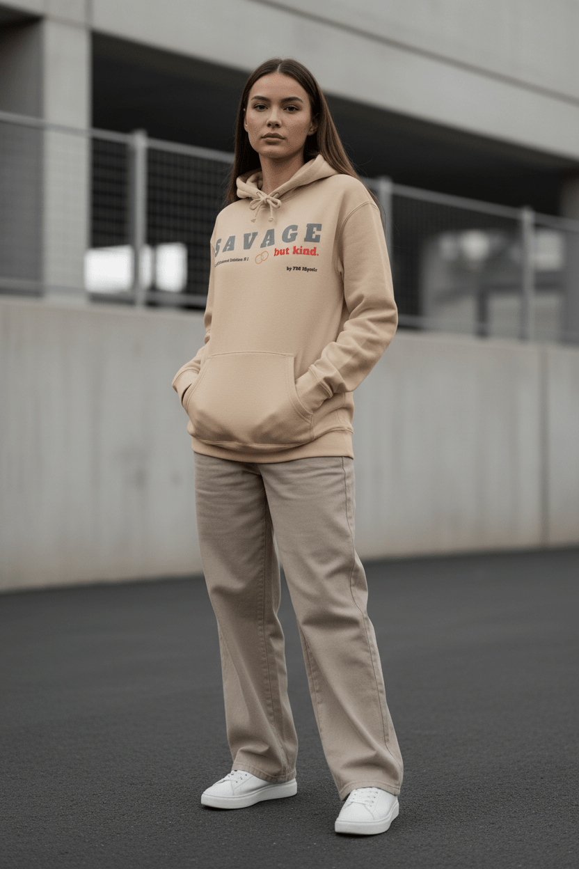 Savage But Kind Hoodie – Limited Edition 0.1 by PM Mystic - Pick Me Mystic WearSavage But Kind Hoodie – Limited Edition 0.1 by PM MysticHoodiePrintifyPick Me Mystic Wear16027539501293649314Savage But Kind Natural HoodieAlpine GreenS