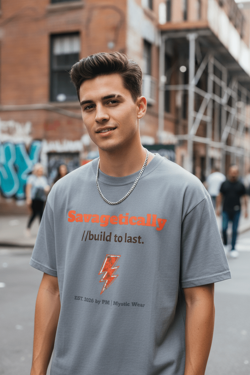 Savagetically Star Graphic Tee | 'Rare Breed' Vintage Logo Print - Pick Me Mystic WearSavagetically Star Graphic Tee | 'Rare Breed' Vintage Logo PrintT-ShirtPrintifyPick Me Mystic Wear18886593623740683457Savagetically Grey LifestyleSBlack