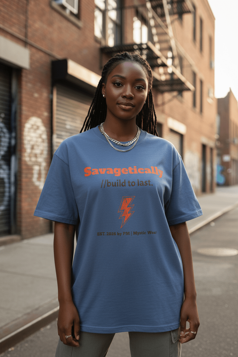 Savagetically Star Graphic Tee | 'Rare Breed' Vintage Logo Print - Pick Me Mystic WearSavagetically Star Graphic Tee | 'Rare Breed' Vintage Logo PrintT-ShirtPrintifyPick Me Mystic Wear18886593623740683457Savagetically Slate Blue LifestyleSBlack