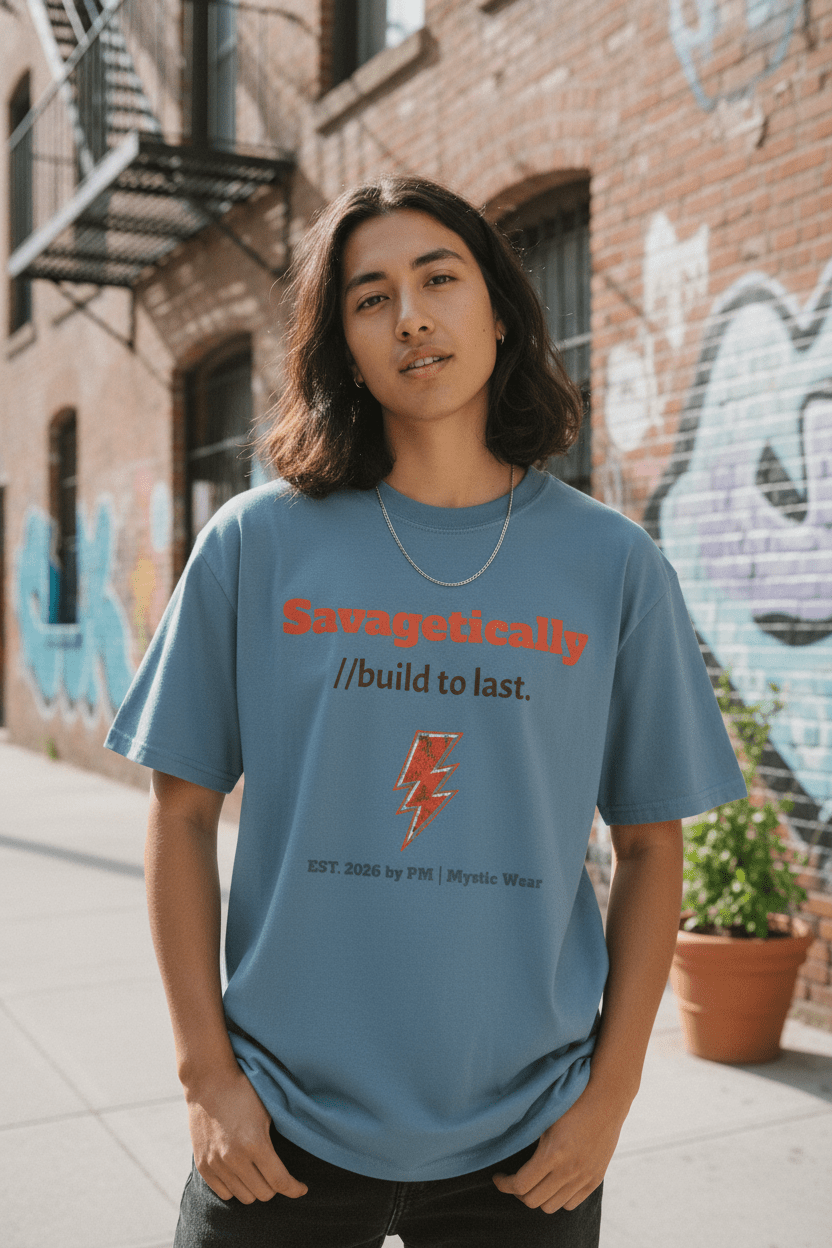 Savagetically Star Graphic Tee | 'Rare Breed' Vintage Logo Print - Pick Me Mystic WearSavagetically Star Graphic Tee | 'Rare Breed' Vintage Logo PrintT-ShirtPrintifyPick Me Mystic Wear18886593623740683457Savagetically Steel Blue LifestyleSBlack